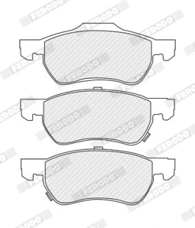 Комплект гальмівних колодок, дискове гальмо FERODO FDB4900