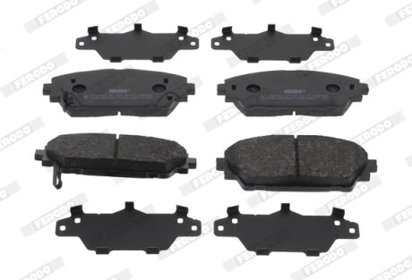 Комплект гальмівних колодок, дискове гальмо FERODO FDB5346