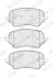 Комплект гальмівних колодок, дискове гальмо FERODO FDB5377 (фото 2)