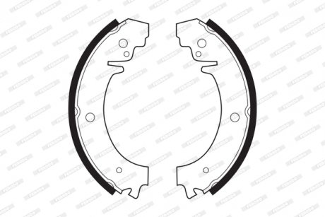 Комплект барабанних гальмівних колодок FERODO FSB59 (фото 1)