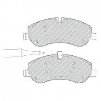 Комплект тормозных колодок из 4 шт. дисков FERODO FVR4909