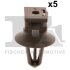 Кліпса кріплення (затискач) Fischer Automotive One (FA1) 10-40025.5 (фото 1)