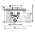 Кліпса кріплення (затискач) Fischer Automotive One (FA1) 10-40065.5 (фото 2)