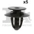 Кліпса кріплення (затискач) Fischer Automotive One (FA1) 10-40089.5 (фото 1)
