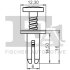 Кліпса кріплення (затискач) Fischer Automotive One (FA1) 11-30011.5 (фото 2)