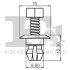 Кліпса кріплення (затискач) Fischer Automotive One (FA1) 11-30013.5 (фото 2)