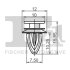 Кліпса кріплення (затискач) Fischer Automotive One (FA1) 12-40021.5 (фото 2)