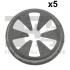 Кліпса кріплення (затискач) Fischer Automotive One (FA1) 13-40025.5 (фото 1)