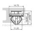 Кліпса кріплення (затискач) Fischer Automotive One (FA1) 21-40023.5 (фото 2)