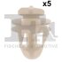 Кліпса кріплення (затискач) Fischer Automotive One (FA1) 22-40020.5 (фото 1)