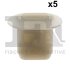 Кліпса кріплення (затискач) Fischer Automotive One (FA1) 22-60001.5 (фото 1)