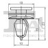 Кліпса кріплення (затискач) Fischer Automotive One (FA1) 52-40003.5 (фото 2)