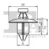 Кліпса кріплення (затискач) Fischer Automotive One (FA1) 55-30001.5 (фото 2)