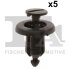 Кліпса кріплення (затискач) Fischer Automotive One (FA1) 75-30004.5 (фото 1)