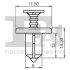Кліпса кріплення (затискач) Fischer Automotive One (FA1) 75-30004.5 (фото 2)