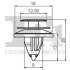 Кліпса кріплення (затискач) Fischer Automotive One (FA1) 75-40005.5 (фото 2)