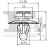 Кліпса кріплення (затискач) Fischer Automotive One (FA1) 75-40010.5 (фото 2)
