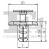 Кліпса кріплення (затискач) Fischer Automotive One (FA1) 77-30015.5 (фото 2)