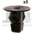 Кліпса кріплення (затискач) Fischer Automotive One (FA1) 77-60004.5 (фото 1)