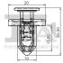 Кліпса кріплення (затискач) Fischer Automotive One (FA1) 79-20002.5 (фото 2)