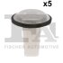 Кліпса кріплення (затискач) Fischer Automotive One (FA1) 79-60002.5 (фото 1)