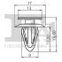 Кліпса кріплення (затискач) Fischer Automotive One (FA1) 87-40001.5 (фото 2)