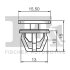 Кліпса кріплення (затискач) Fischer Automotive One (FA1) 89-40004.5 (фото 2)
