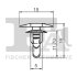 Кліпса кріплення (затискач) Fischer Automotive One (FA1) 89-40008.5 (фото 2)