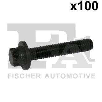 Болт з головкою системи TORX з чорного металу Fischer Automotive One (FA1) 982-T06-733.100