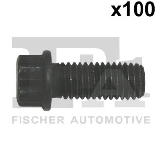 Болт з головкою системи TORX з чорного металу Fischer Automotive One (FA1) 982-T10-126.100 (фото 1)