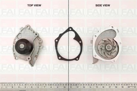 Водяна помпа Opel Vivaro// Renault Master, Trafic (F9Q) 1.9DCI 01- Fischer Automotive One (FA1) WP6327