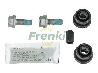 Ремкомплект напрямних супорта VW Tiguan 16-; AUDI A3 12-22; SKODA Octavia A7 13-19; TOYOTA C-HR 16-; RENAULT Trafic 14-; SEAT Leon 12-20; FIAT 500X 15-; MERCEDES-BENZ GLS X166 16-19; BMW 3 G20-21 19-; NISSAN X-Trail T32 14-21; CITROEN C4 10-20; MAZDA FRENKIT 810110