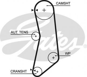 Ремінь ГРМ Gates 5626XS (фото 1)