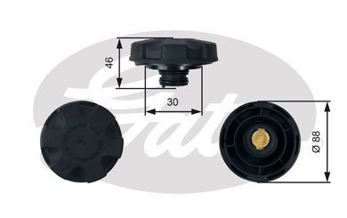 Кришка розширювального бачка Gates RC248