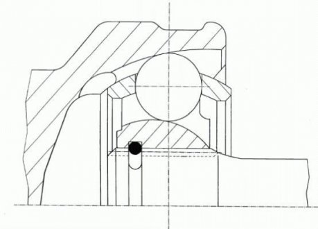 ШРКШ зовн. 23x25x50мм HYUNDAI LANTRA I, S, SONATA II MITSUBISHI COLT II, CORDIA, GALANT V, LANCER III, SPACE, TREDIA 1.5-2.4 09.82-05.96 GKN (Lobro) 302989 (фото 1)