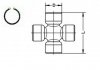 Крестовина GKN (Lobro) U074 (фото 1)