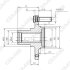 Ступица колеса переднего Hyundai Accent/Getz GMB GH10310 (фото 1)