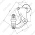 Натяжитель ремня ГРМ гидравлический Honda HR‑V 16–22 1.8 gasoline GMB GHAT-207 (фото 4)