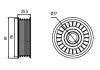 Ролик приводного ременя OPEL Vectra A/B/C 93- GMB GTA0390 (фото 4)