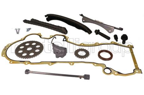 Ланцюг приводу ГРМ (к-кт) Fiat 500/Doblo/Fiorino/Punto/Nemo 1.3 D 03- GRAF GTC025