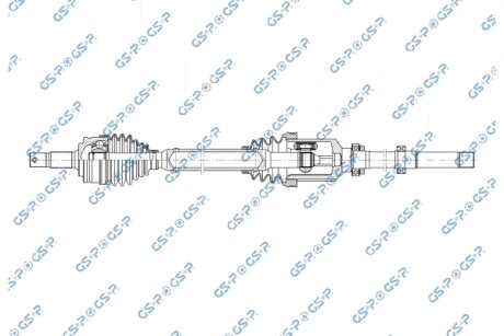 Привідний вал GSP 256581