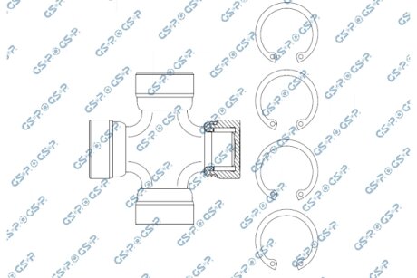 Хрестовина шарнірного вала GSP UJ900188