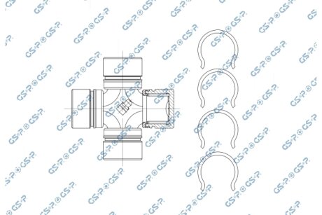 Хрестовина шарнірного вала GSP UJ900201