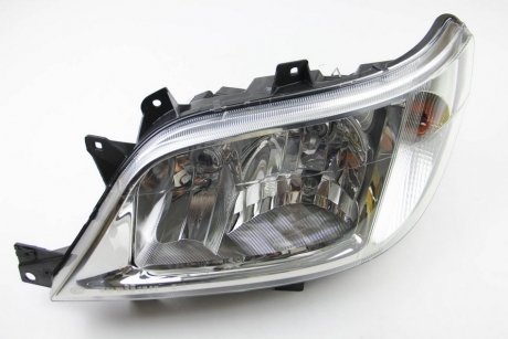 DB Фара основная с мотором регул.света,H7/H3 PY21W W21/5W лев.Sprinter 13- HELLA 1EH 246 047-211