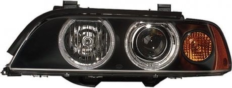 BMW Фара основная Xenon поворот желтый D2S/H7 H21вт PY21W лев.5 E39 95- HELLA 1EL 008 052-511