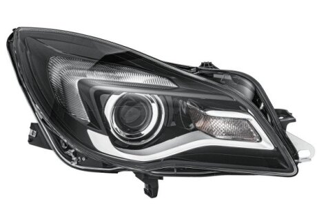 OPEL Фара основная галоген с мотором,с лампами AVL HIR2 PY21W W21W с дневн.светом прав.Insignia 08/13 - HELLA 1EL 011 165-721