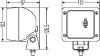 Відбивач, прожектор робочого освітлення HELLA 1GA007506081 (фото 4)