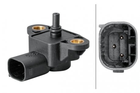 Датчик вакуума інтеркулера MB Sprinter (CDI), Vaneo 414 1.6-W211 E400 CDI 02.95- HELLA 6PP 358 152-071