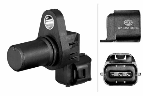 Датчик, швидкість HELLA 6PU358380131