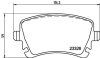 Колодки гальмівні дискові; задня вісь HELLA 8DB355011531 (фото 4)